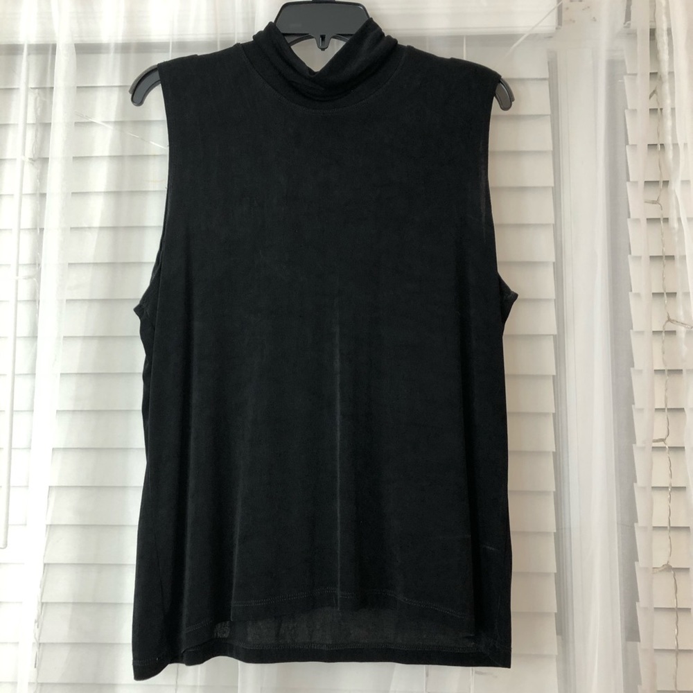 Slinky turtleneck tank